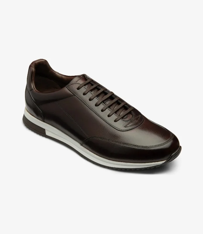 Men's Casual Shoes LOAKE  Bannister - Leather Sneakers -  Dark Brown
