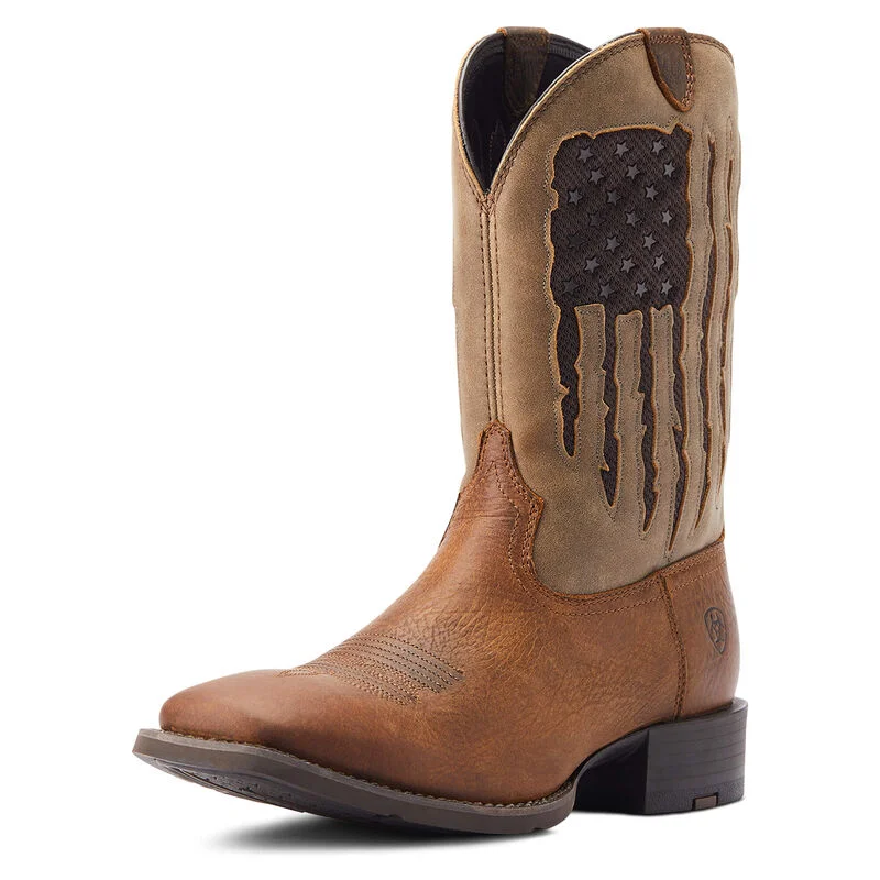 Men's Breathable Shoes Ariat Sport My Country VentTEK Western Boot Style 10044564