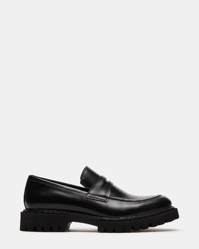 Men's Odor-Resistant Boots RONEN BLACK LEATHER