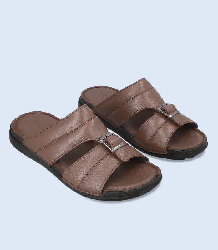 Men's Breathable Shoes BM5599-BROWN-Men Slippers