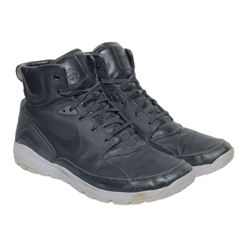 Men's Shock-Absorbing Boots NIKE/STONE ISLAND//Shoes/US 12/Plain/Others/BLK//M [Street] Hype/