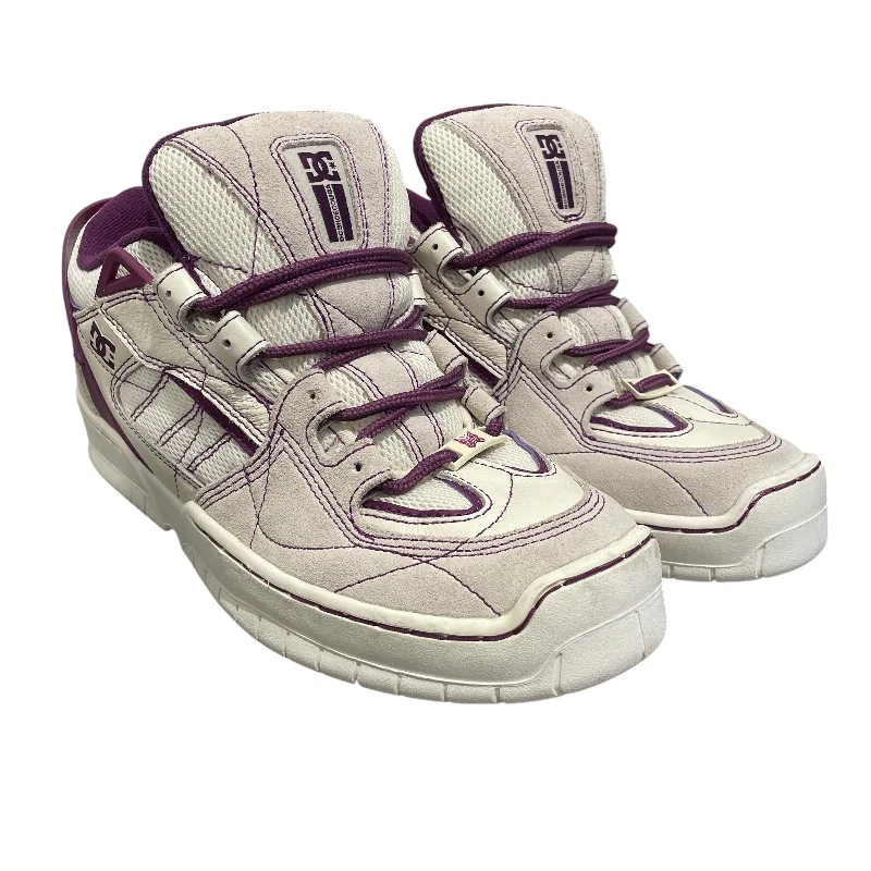 Men's Classic Shoes Needles/DC SHOES/Low-Sneakers/US 9/Cotton/GRY/