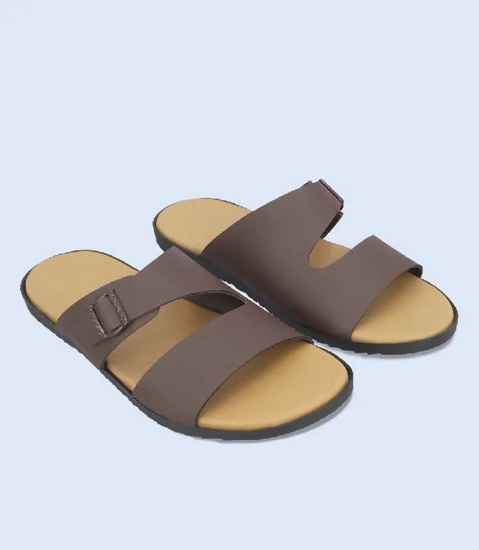 Best Offers On Lightweight And Flexible Shoes BM5550-BROWN-Men Casual Slipper
