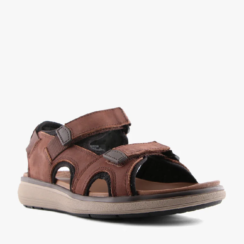 Men's Cozy Shoes VENTURE RVR SANDAL BROWN