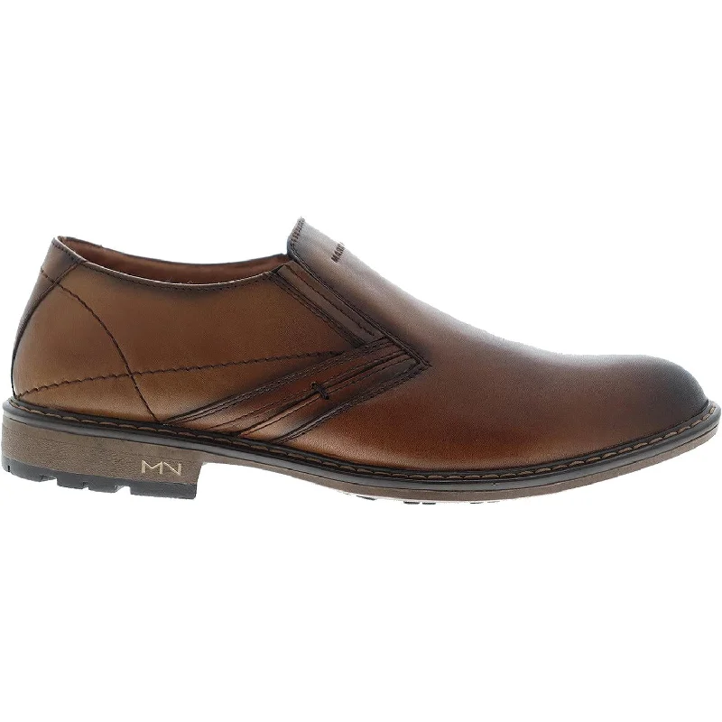 Men's Slip-Resistant Boots Men's Mark Nason Ottomatic Cypher Cognac Leather