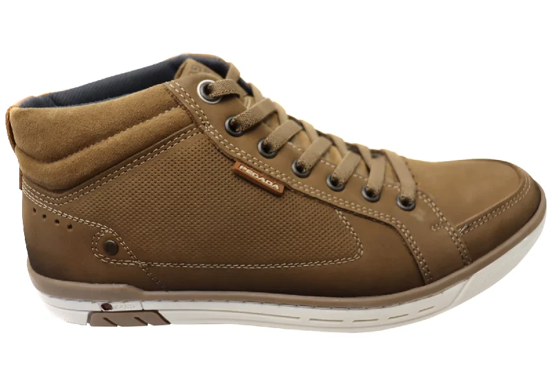 Men's Supportive Shoes Pegada Mission Mens Comfortable Leather Boots Made In Brazil