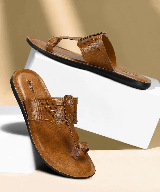 Men's Modern Shoes Paragon Men's Slip-on Tan Sandals for Men | Comfortable Sole & Durable Men's Modern Shoes Paragon Men's Slip-on Tan Sandals for Men | Comfortable Sole & Durable