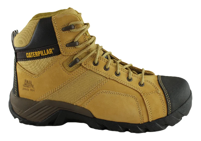 Men's Versatile Boots Caterpillar Cat Argon Hi Side Zip Mens Steel Toe Work/Safety Boots Men's Versatile Boots Caterpillar Cat Argon Hi Side Zip Mens Steel Toe Work/Safety Boots