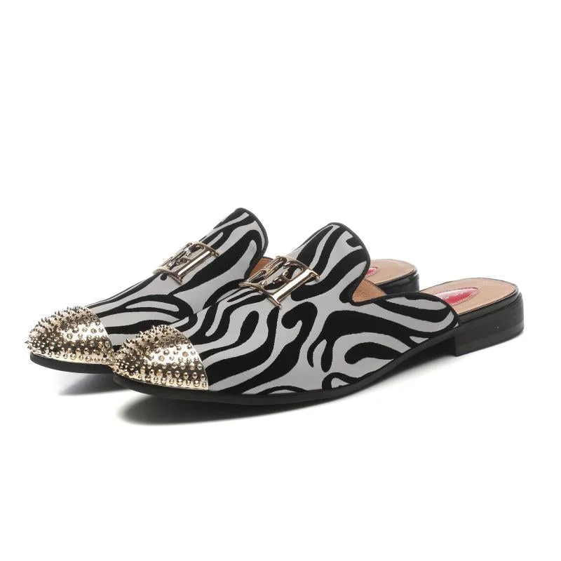 Exclusive Flash Sale On Durable And Trendy Shoes Men's Summer Ethnic Style Metal Decor Printed Pattern Party Slippers Exclusive Flash Sale On Durable And Trendy Shoes Men's Summer Ethnic Style Metal Decor Printed Pattern Party Slippers