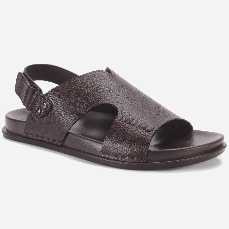 Men's Soft Boots Mens "KEMPTER" Leather Open Toe Sandals