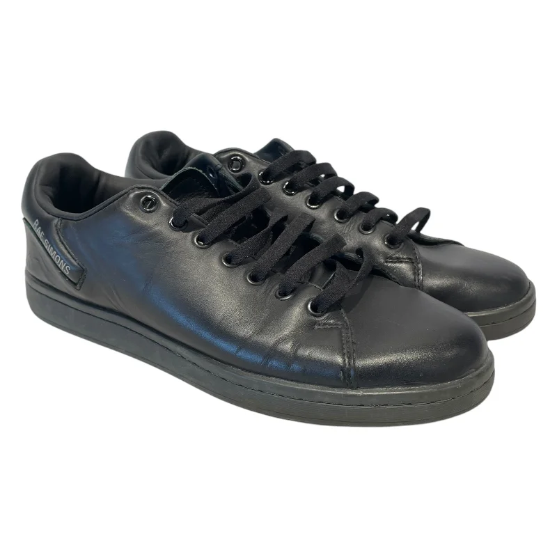 Men's Supportive Shoes RAF SIMONS/Low-Sneakers/41/Black/Leather/HR760003L/HR760003L