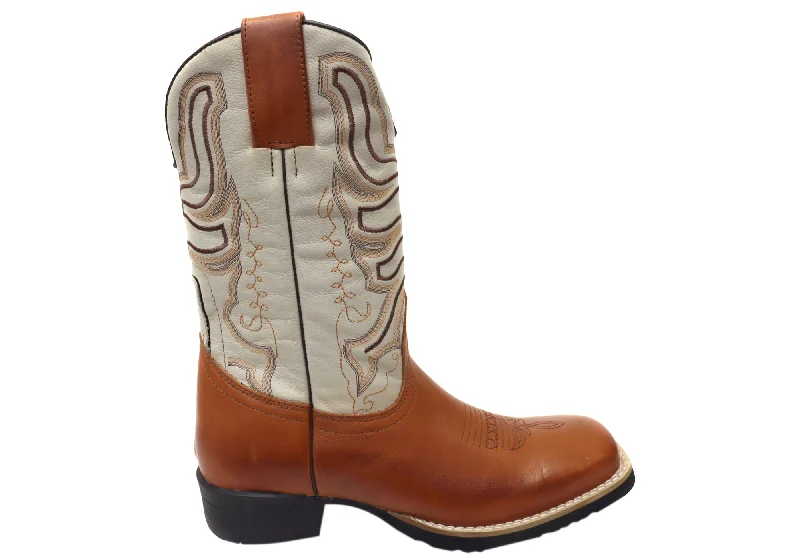 Men's Shock-Resistant Shoes D Milton Ridgeland Mens Leather Comfortable Western Cowboy Boots Men's Shock-Resistant Shoes D Milton Ridgeland Mens Leather Comfortable Western Cowboy Boots