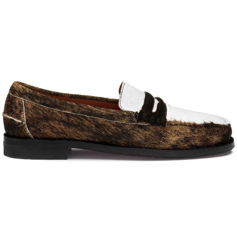 Men's Elegant Shoes Dan Raw - Dark Brown & White & Black