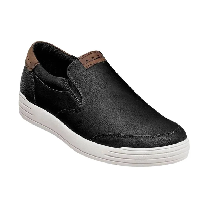 Men's Cozy Boots Nunn Bush Men's City Walk Slip On - Black - ONLINE STORE CREDIT/EXCHANGE ONLY