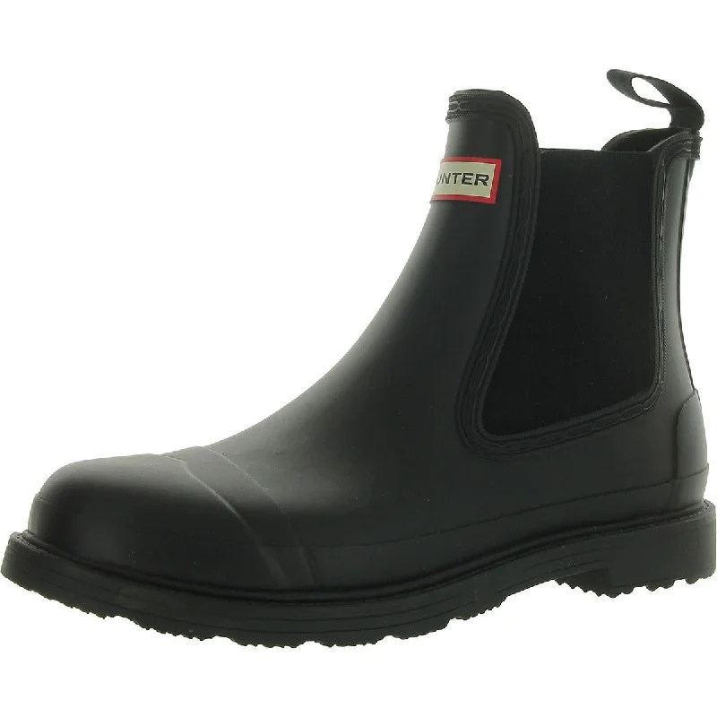 Men's Flexible Shoes Hunter Mens Commando Rubber Pull On Rain Boots