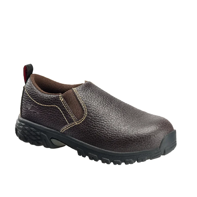 Men's Classic Boots Avenger Womens Flight Brown Leather Slip-On Shoes
