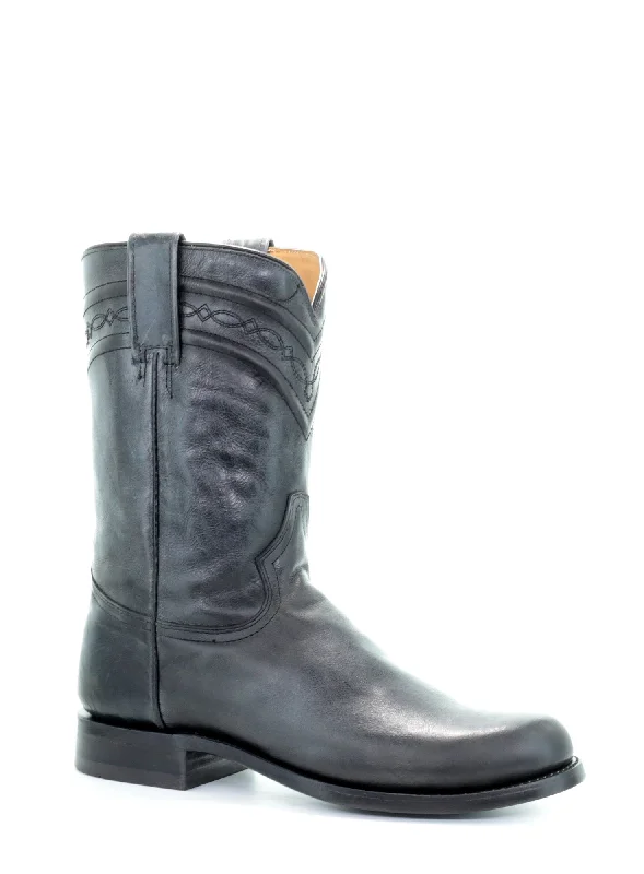 Men's Stylish Shoes Corral Mens Black Cowhide Leather Cowboy Boots