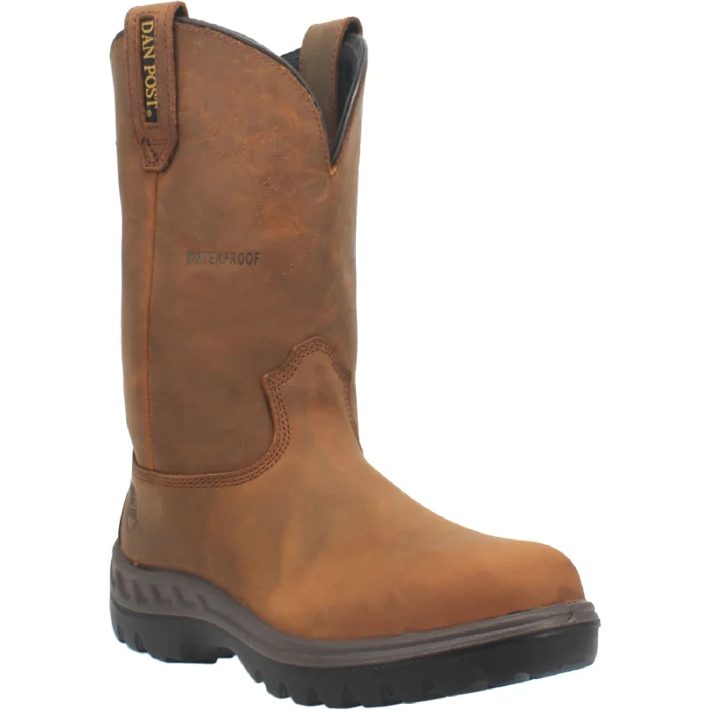 Fashion-Forward Shoes For Men Dan Post Mens Tan Work Boots Leather Steel Toe