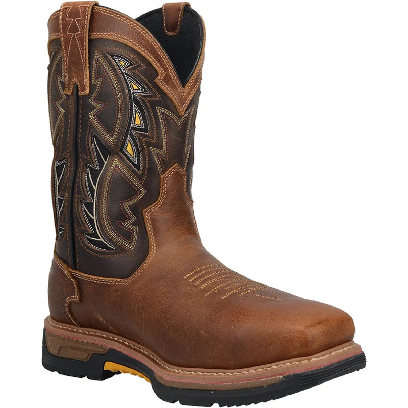 Lightweight Breathable Shoes For Men Dan Post Mens Warrior Work Boots Leather Tan/Brown