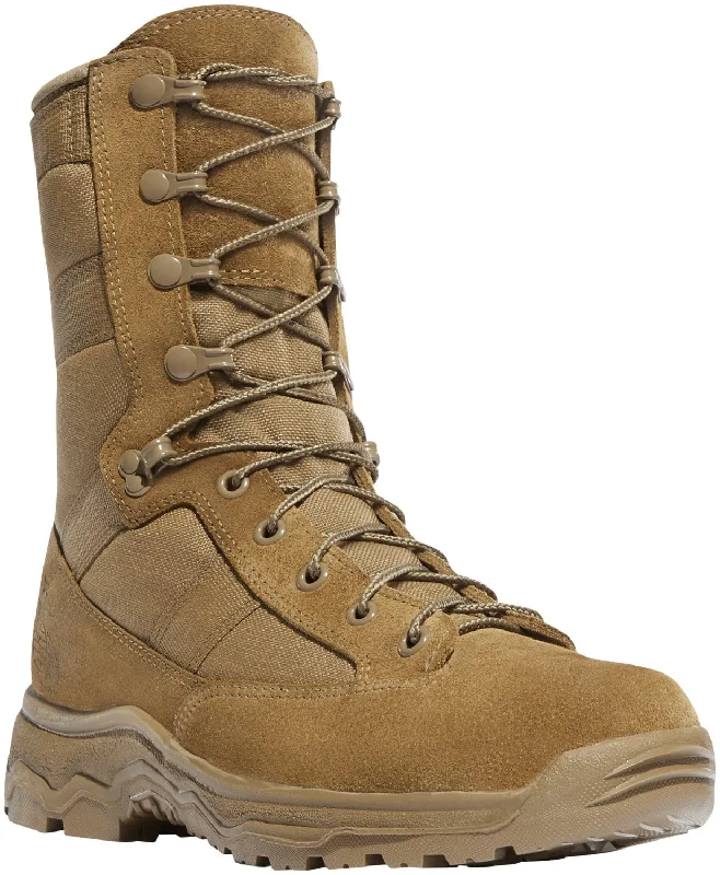 Men's Odor-Resistant Boots Danner Mens Reckoning 8in GTX EGA Coyote Suede Military Boots