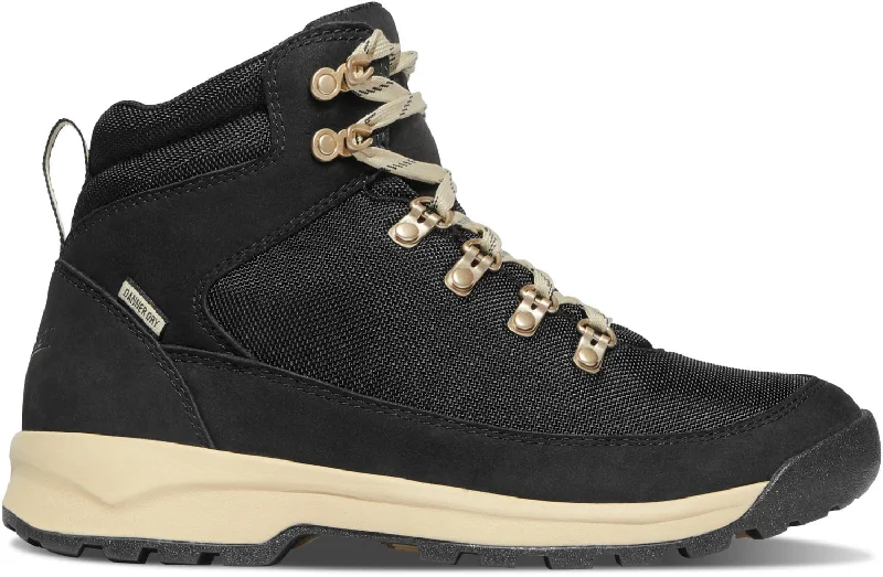 Men's Shock-Resistant Boots Danner Womens Adrika Jet Black/Mojave Nubuck Work Boots