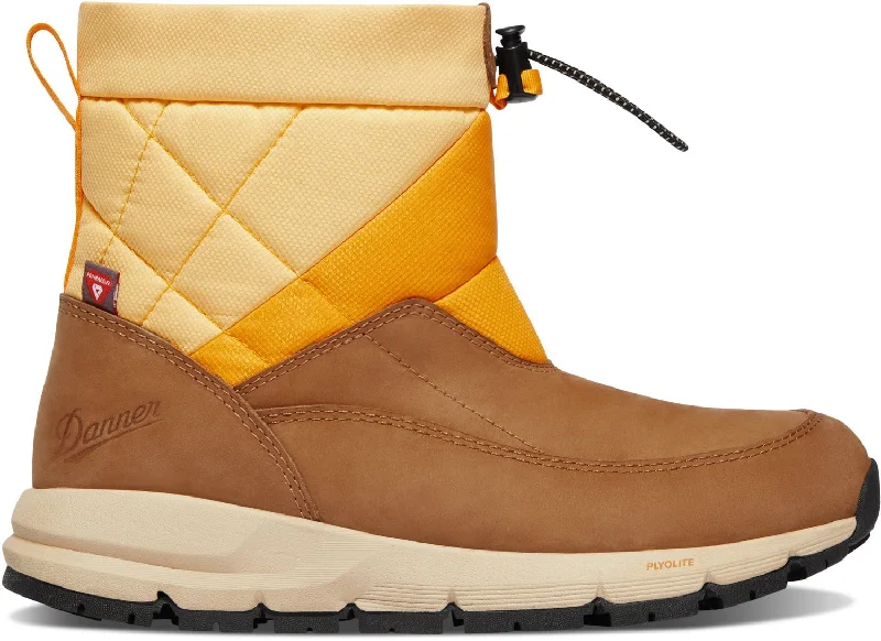 Men's Cushioned Boots Danner Womens Cloud Cap 400G Roasted Pecan/Apricot Suede Snow Boots