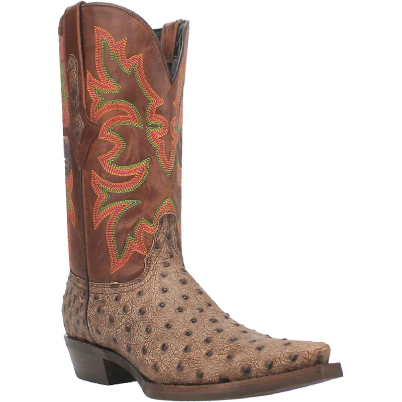Best Price On Lightweight Shoes Dingo Mens Outlaw Cement Leather Cowboy Boots