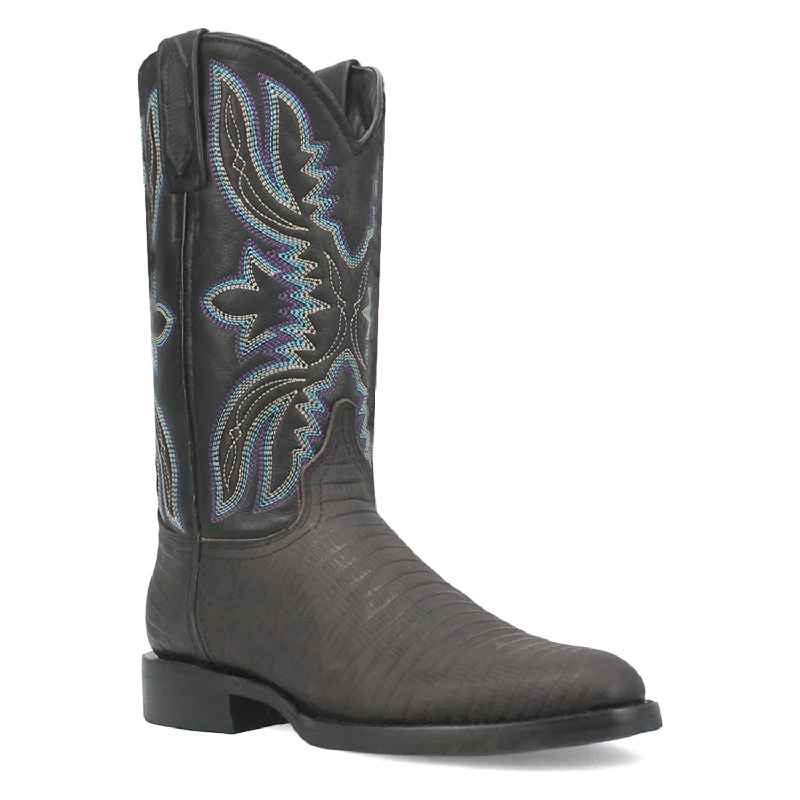 Exclusive Shoe Sale Event Happening Now Dingo Mens Saw Buck Black Leather Cowboy Boots