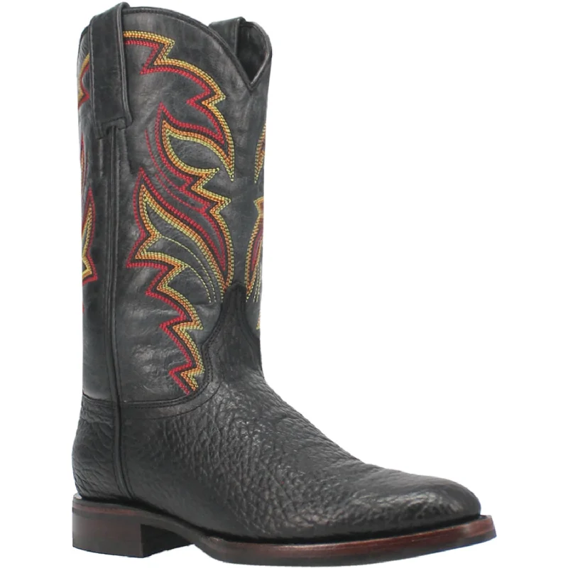 Casual  Shoes For Everyday Wear Dingo Mens Young Gun Black Leather Cowboy Boots