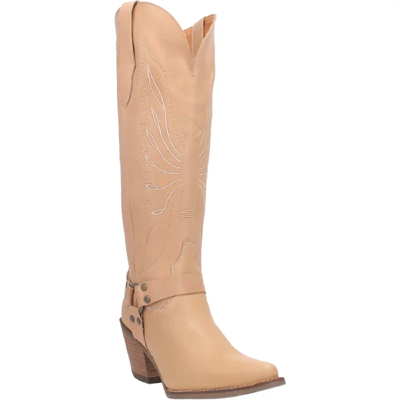 Men's High-Quality Boots Dingo Womens Heavens To Betsy Cowboy Boots Leather Natural