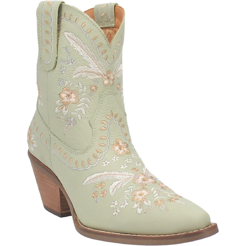 Men's Eco-Friendly Boots Dingo Womens Primrose Bootie Cowboy Boots Leather Mint