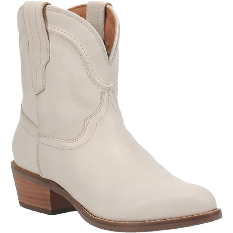 Men's Shock-Resistant Shoes Dingo Womens Seguaro Bootie Leather White