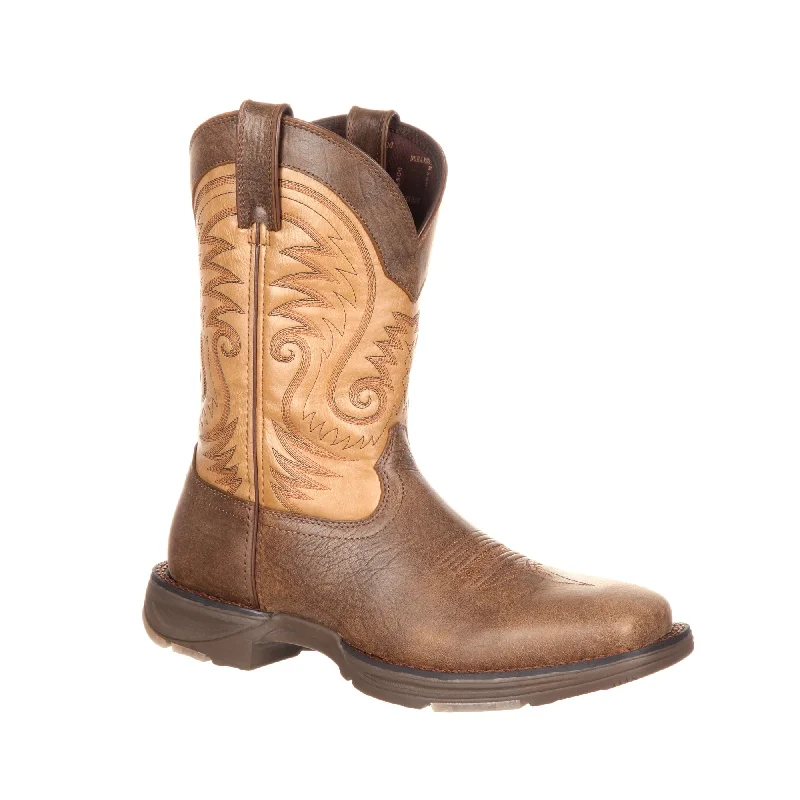 Fashion-Forward Shoes For Men Durango Mens Vintage Brown Leather Ultralite Cowboy Boots
