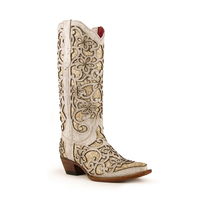 Exclusive Flash Sale On Durable And Trendy Shoes Ferrini Ladies Distressed White Leather Bliss V-Toe Cowboy Boots Exclusive Flash Sale On Durable And Trendy Shoes Ferrini Ladies Distressed White Leather Bliss V-Toe Cowboy Boots