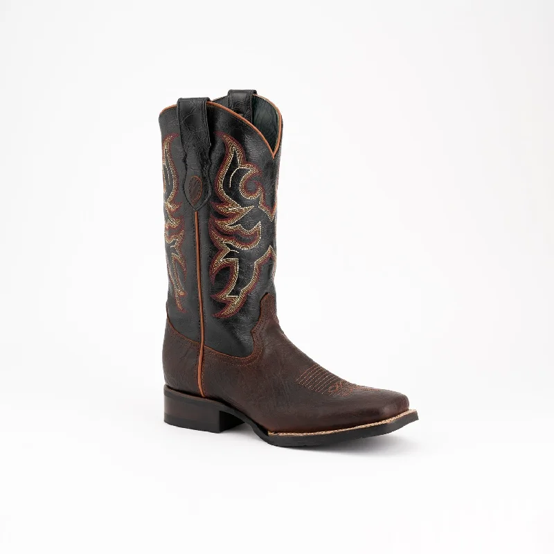 Men's Lightweight Boots Ferrini Mens Blaze Chocolate Leather Cowboy Boots