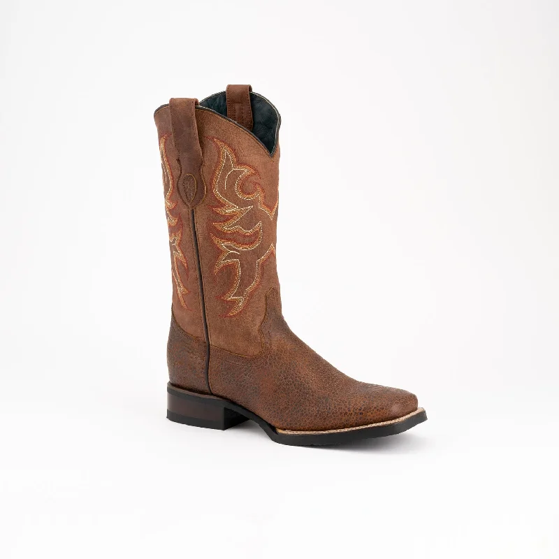 Men's Modern Shoes Ferrini Mens Toro Brandy Leather Cowboy Boots