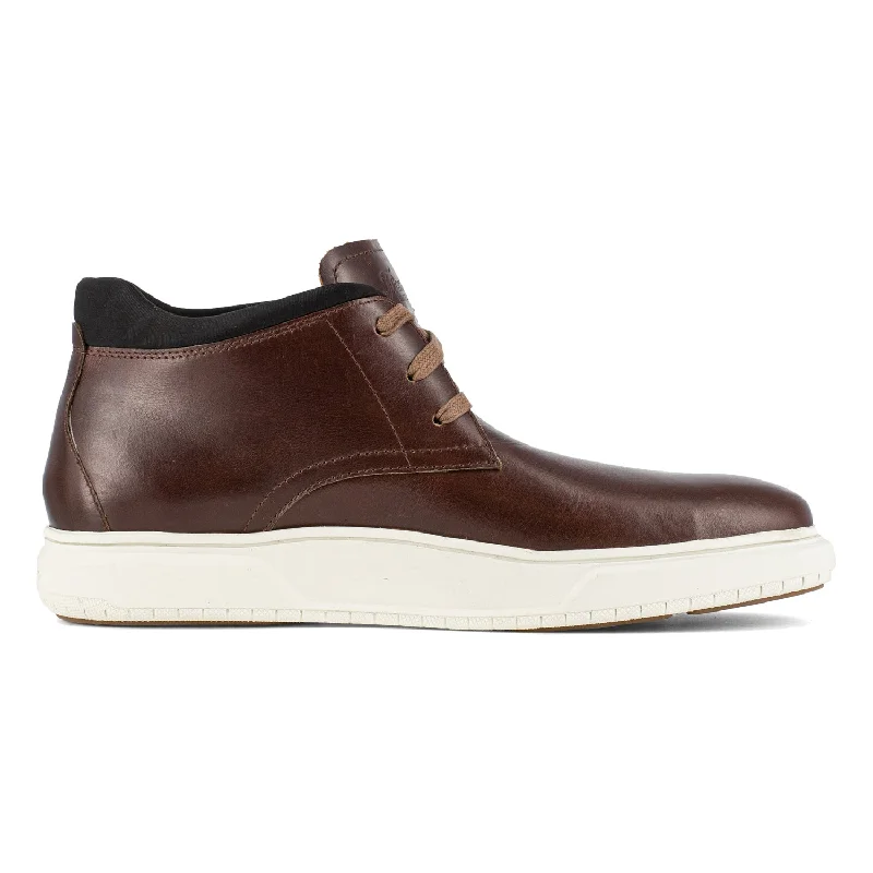 Men's Supportive Shoes Florsheim Mens Premier Cognac Leather ST EH Casual Work Chukka Work Boots