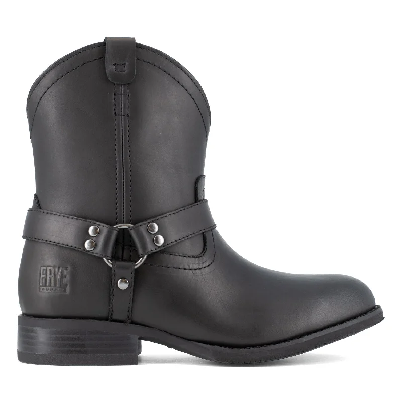 Men's Modern Shoes Frye Supply Womens Black Leather ST EH Safety-Crafted Harness Work Boots