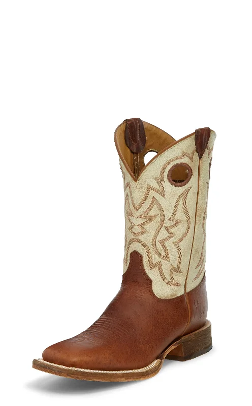 Men's Casual Shoes Justin 11in Mens Desert Bone Caddo Leather Cowboy Boots