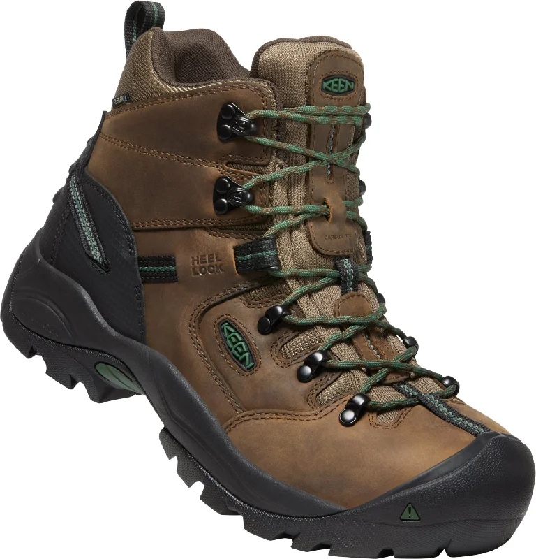Men's Shock-Absorbing Shoes Keen Utility Mens Pittsburgh Energy 6in WP Cascade/Green Leather Work Boots