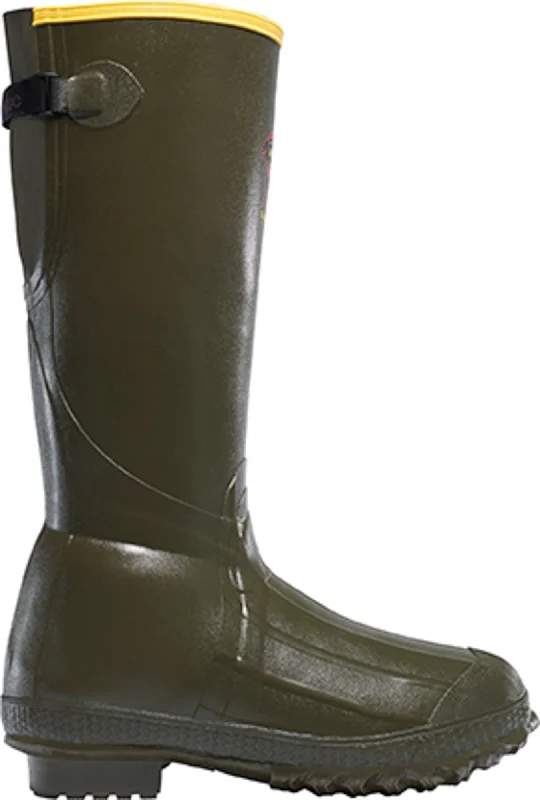 Unbeatable Prices On Top-Brand Shoes Lacrosse Burly Mens Green Rubber 18in 800G Work Boots
