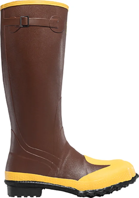 Hot Deals On Casual Shoes Lacrosse Protecta Mens Rust Rubber 16in MetG ST Work Boots