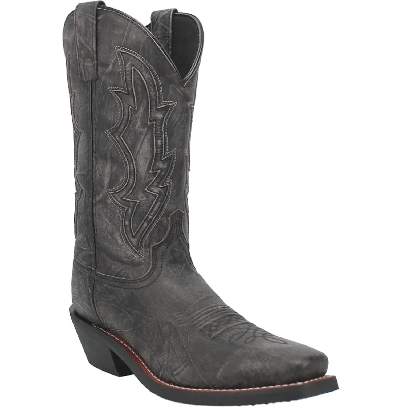 Exclusive Flash Sale On Durable And Trendy Shoes Laredo Mens Jessco Black Leather Cowboy Boots