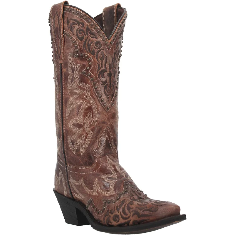 Men's Minimalist Shoes Laredo Womens Braylynn Cowboy Boots Leather Brown