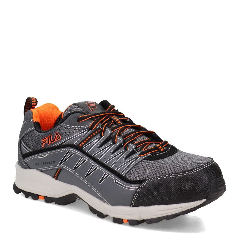 Men's Fashionable Boots Men's Fila, Memory At Peak Composite Toe Work Shoe - Wide Width