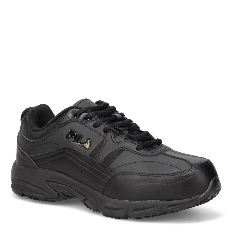 Men's Slip-Resistant Shoes Men's Fila, Memory Workshift Slip Resistant Composite Toe Shoe - Wide Width