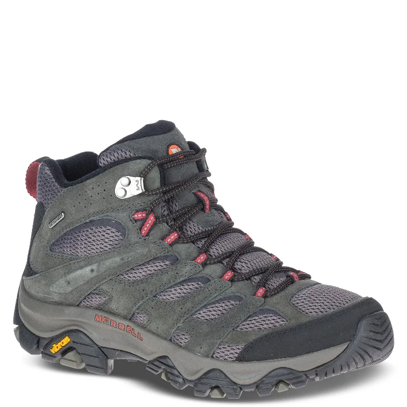 Men's Comfortable Shoes Men's Merrell, Moab 3 Mid Waterproof Hiking Boot - Wide Width
