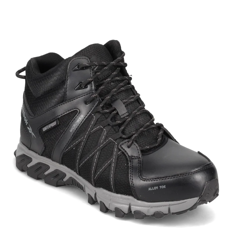 Men's Anti-Slip Boots Men's Reebok Work, Trail Grip Mid Waterproof