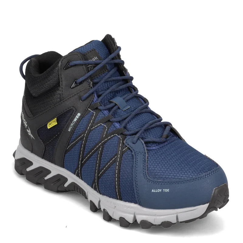 Men's Supportive Boots Men's Reebok Work, Trail Grip Mid Work Shoe