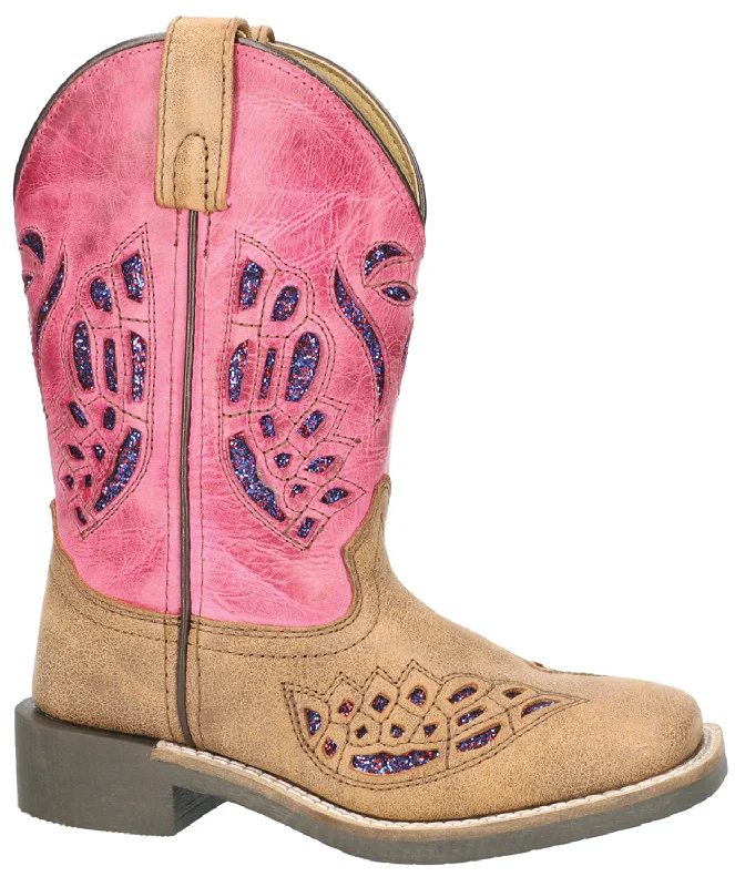 Limited Stock On High-Quality Shoes At Great Prices Smoky Mountain Children Girls Trixie Brown/Pink Leather Cowboy Boots Limited Stock On High-Quality Shoes At Great Prices Smoky Mountain Children Girls Trixie Brown/Pink Leather Cowboy Boots